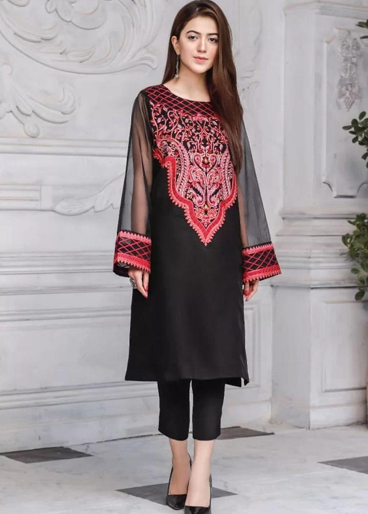 Soffio Pret Semi Formal Organza Kurti SFO21S SO489BK
