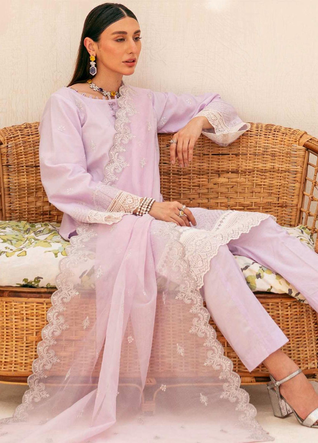 Soha By Motifz Embroidered Lawn Suits Unstitched 3 Piece MT23S 4153 Elisa - Summer Collection
