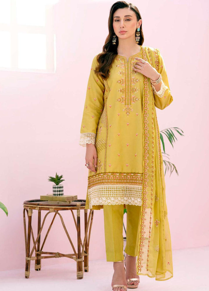 Soha By Motifz Embroidered Lawn Suits Unstitched 3 Piece MT23S 4154 Irene - Summer Collection
