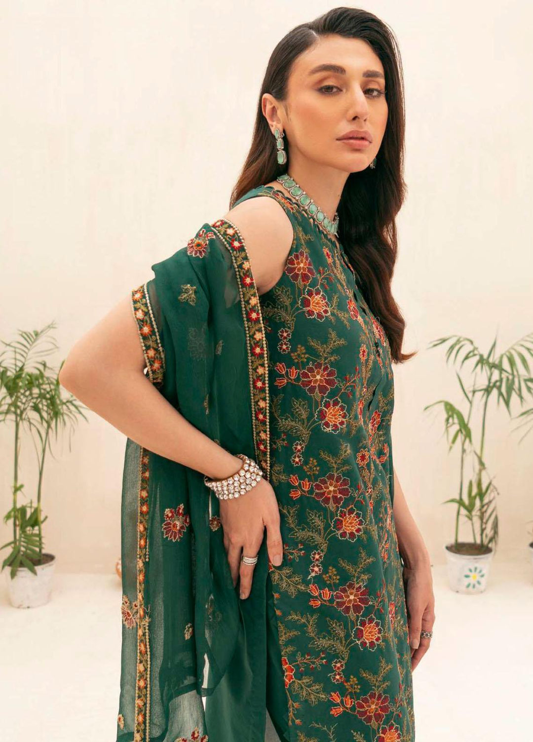 Soha By Motifz Embroidered Lawn Suits Unstitched 3 Piece MT23S 4155 Isla - Summer Collection