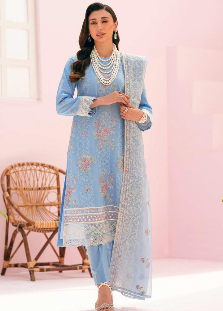 Soha By Motifz Embroidered Lawn Suits Unstitched 3 Piece MT23S 4158 Eris - Summer Collection