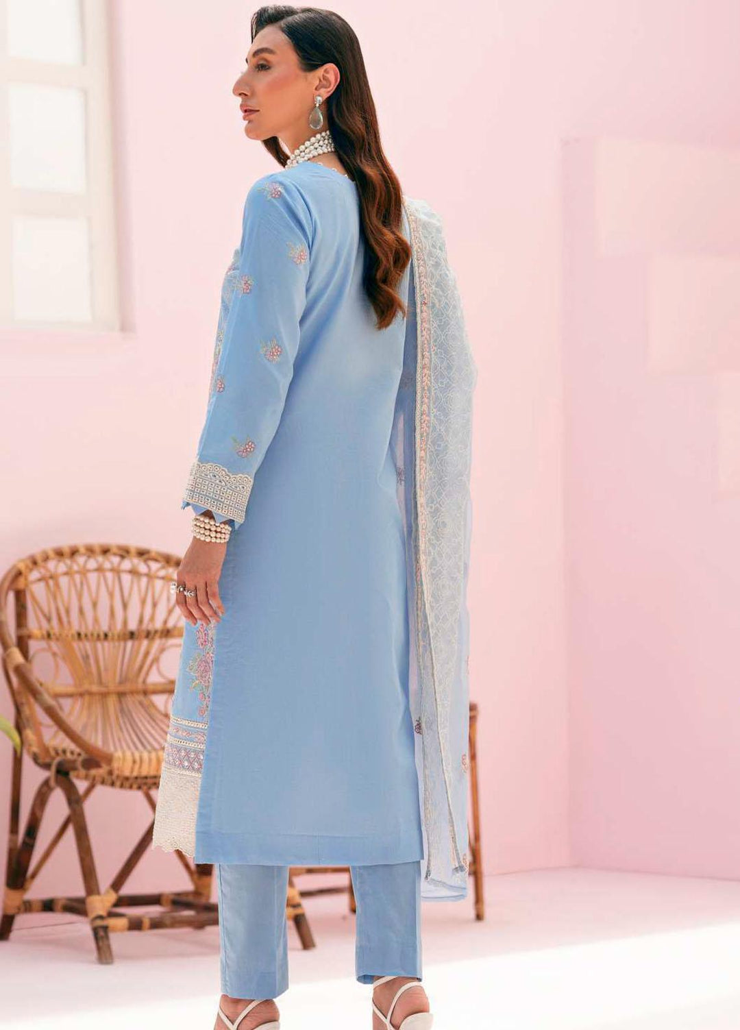 Soha By Motifz Embroidered Lawn Suits Unstitched 3 Piece MT23S 4158 Eris - Summer Collection