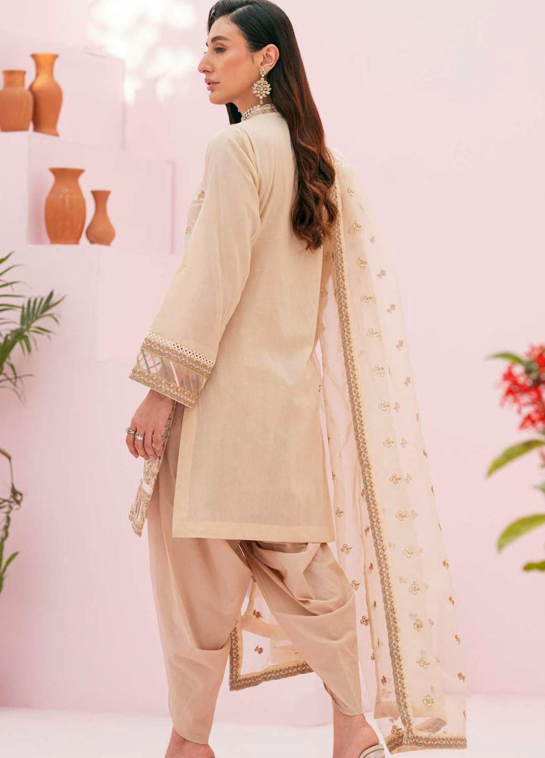 Soha By Motifz Embroidered Lawn Suits Unstitched 3 Piece MT23S 4159 Voila - Summer Collection