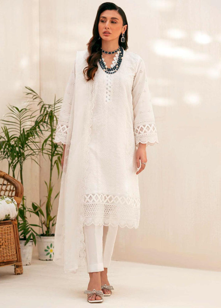 Soha By Motifz Embroidered Lawn Suits Unstitched 3 Piece MT23S 4160 Rosa - Summer Collection