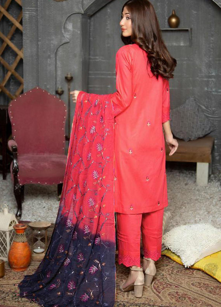 Soire By MTF Embroidered Chikankari Suits Unstitched 3 Piece MTF22S 01 - Summer Collection