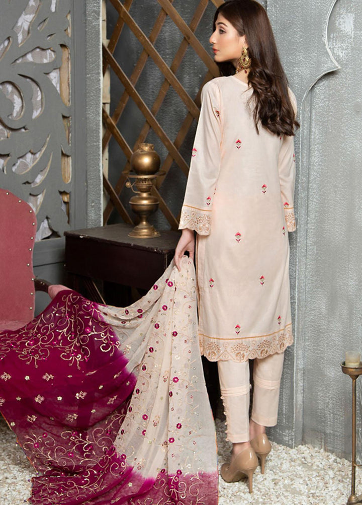 Soire By MTF Embroidered Chikankari Suits Unstitched 3 Piece MTF22S 03 - Summer Collection