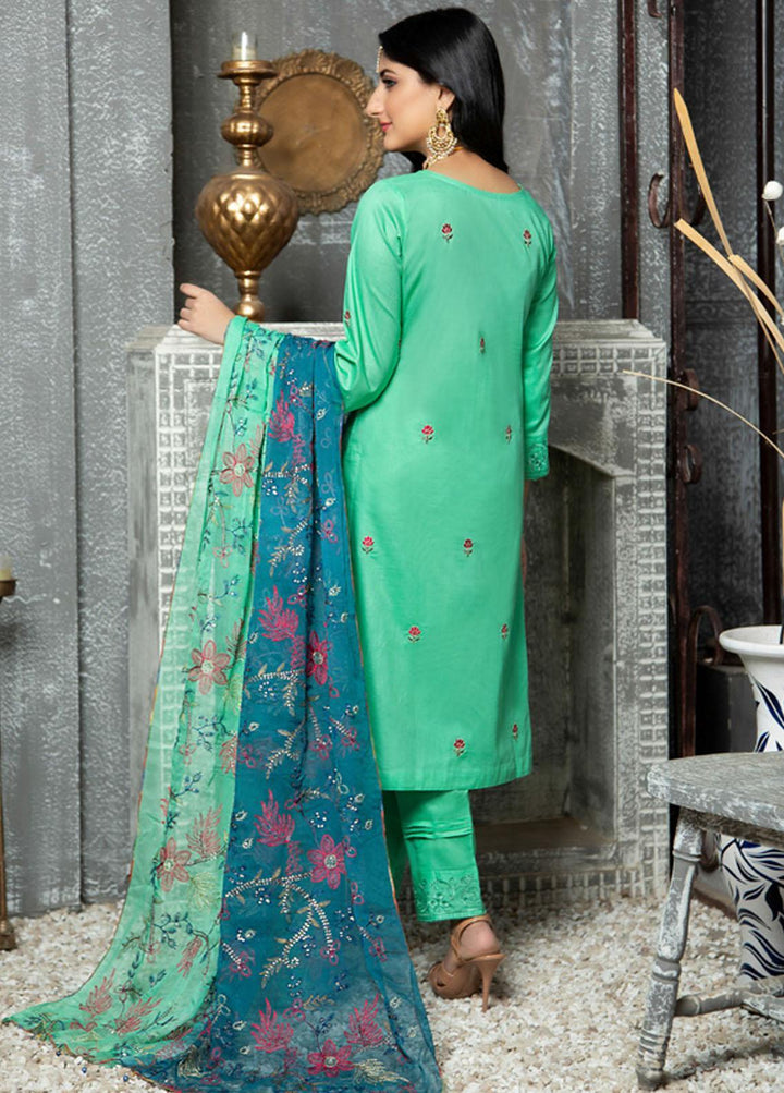 Soire By MTF Embroidered Chikankari Suits Unstitched 3 Piece MTF22S 07 - Summer Collection