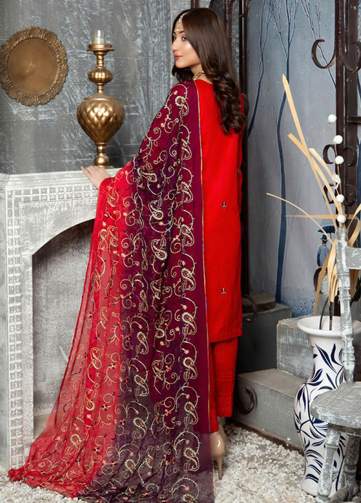 Soire By MTF Embroidered Chikankari Suits Unstitched 3 Piece MTF22S 08 - Summer Collection