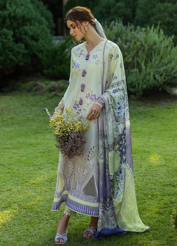 Solace Ombre by Mushq Chikankari Lawn Suit Unstitched 3 Piece MQ25SO D-01 Gioia - Summer Collection