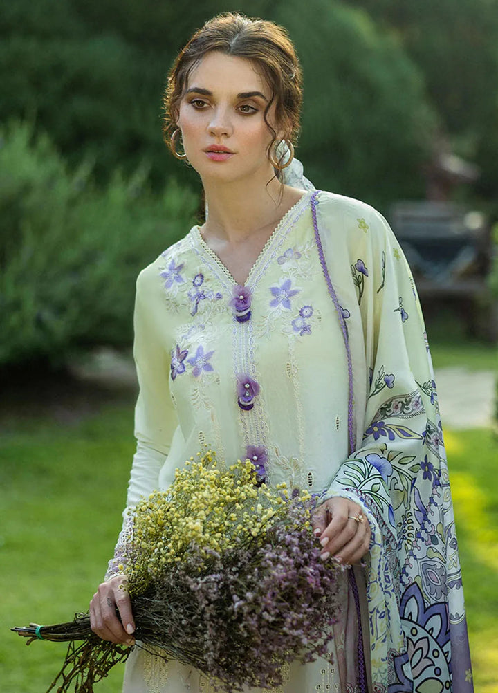 Solace Ombre by Mushq Chikankari Lawn Suit Unstitched 3 Piece MQ25SO D-01 Gioia - Summer Collection