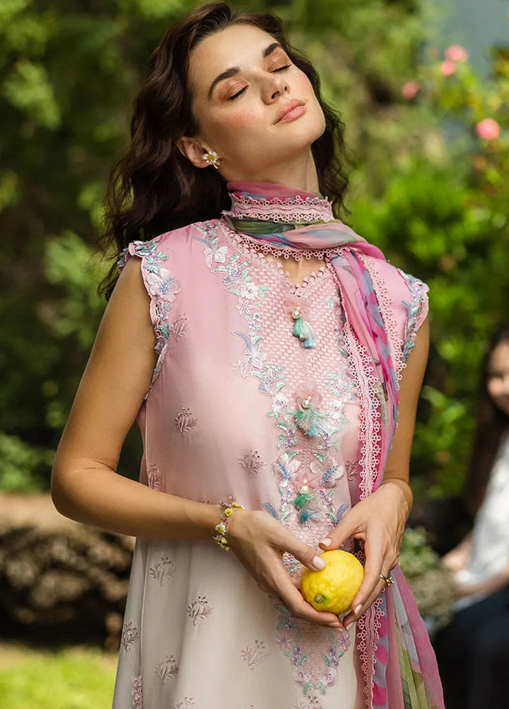 Solace Ombre by Mushq Chikankari Lawn Suit Unstitched 3 Piece MQ25SO D-02 Sorriso - Summer Collection