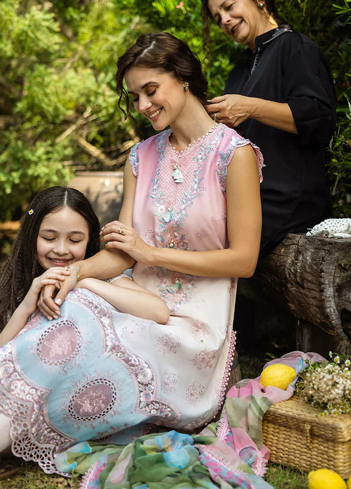 Solace Ombre by Mushq Chikankari Lawn Suit Unstitched 3 Piece MQ25SO D-02 Sorriso - Summer Collection