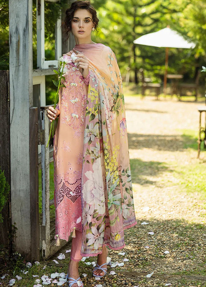Solace Ombre by Mushq Chikankari Lawn Suit Unstitched 3 Piece MQ25SO D-04 Risate - Summer Collection