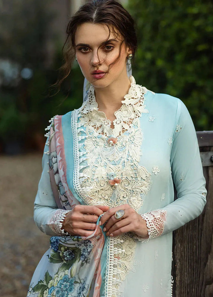 Solace Ombre by Mushq Chikankari Lawn Suit Unstitched 3 Piece MQ25SO D-10 Casa - Summer Collection