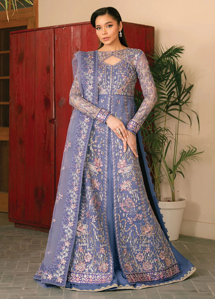 Solene By Ayzel Embroidered Organza Suit Unstitched 3 Piece AAF24SF D-03 Giselle - Formal Collection