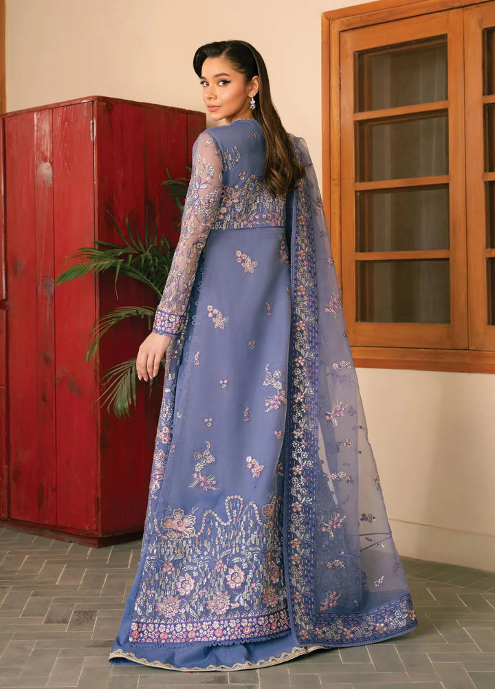 Solene By Ayzel Embroidered Organza Suit Unstitched 3 Piece AAF24SF D-03 Giselle - Formal Collection