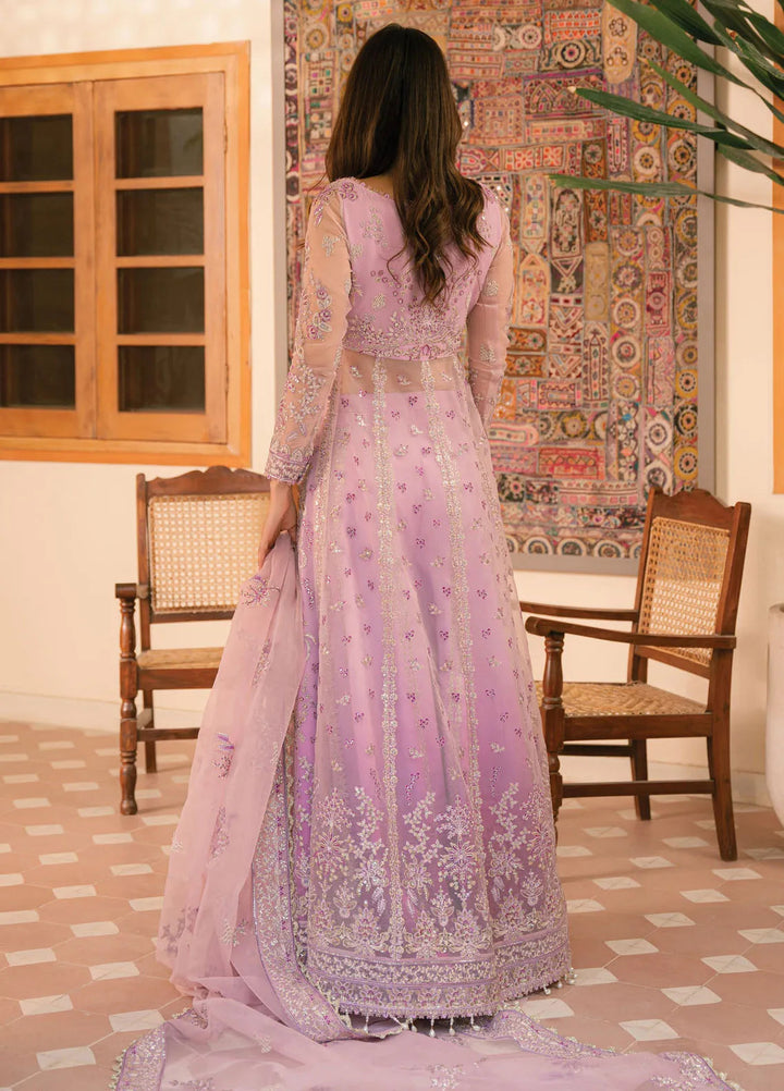 Solene By Ayzel Embroidered Organza Suit Unstitched 3 Piece AAF24SF D-07 Marlene - Formal Collection