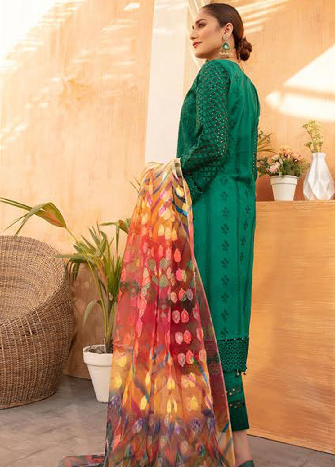 Sophia By Riaz Arts Chikankari Lawn Suits Unstitched 3 Piece RA22S 02 - Summer Collection