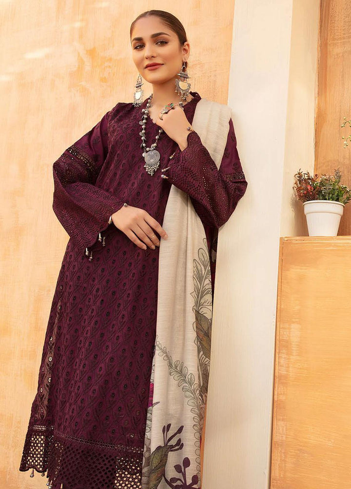 Sophia By Riaz Arts Chikankari Lawn Suits Unstitched 3 Piece RA22S 05 - Summer Collection