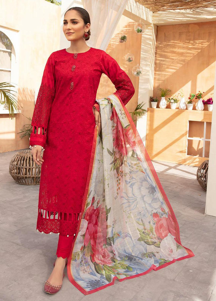 Sophia By Riaz Arts Chikankari Lawn Suits Unstitched 3 Piece RA22S 06 - Summer Collection