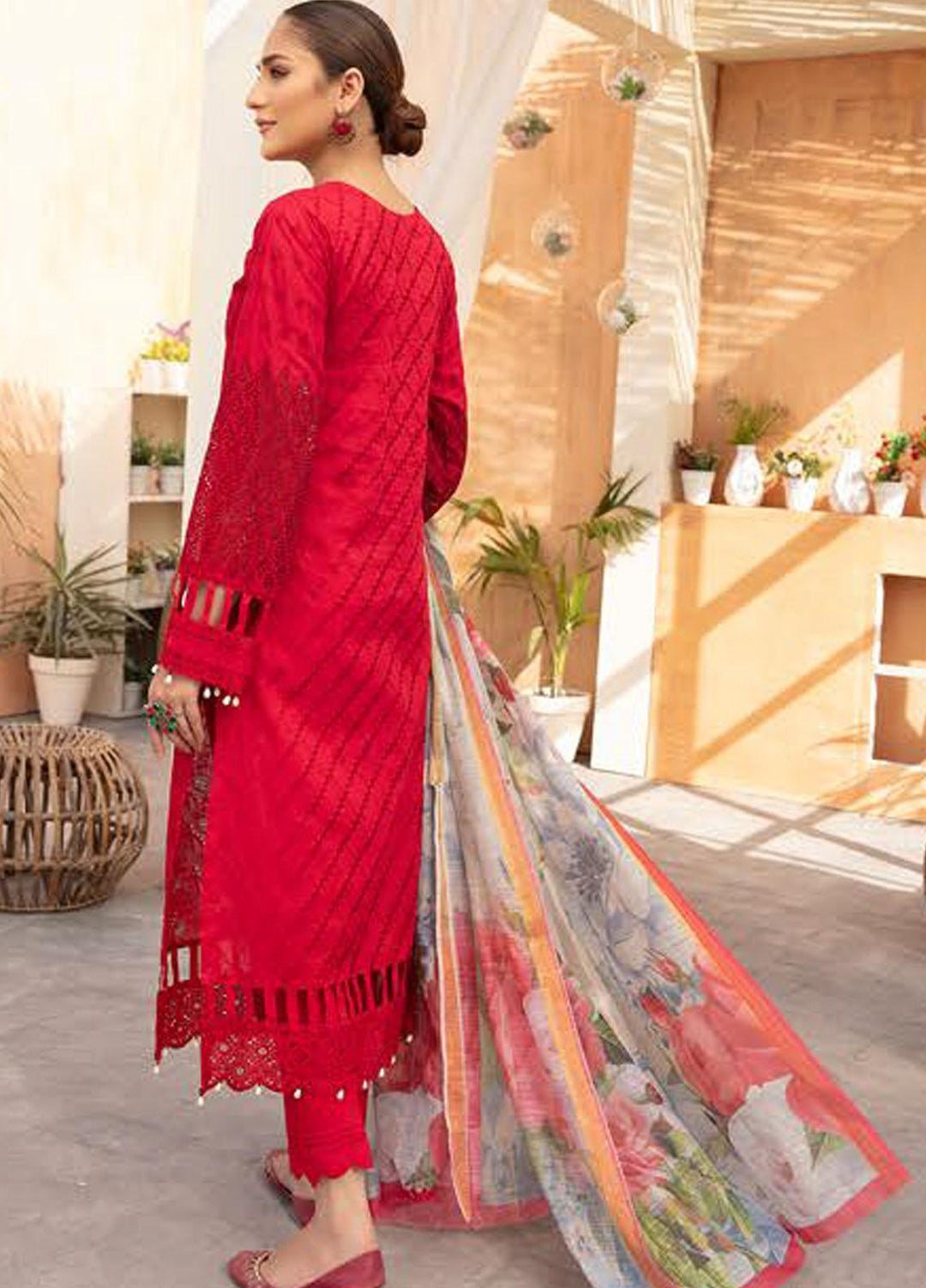 Sophia By Riaz Arts Chikankari Lawn Suits Unstitched 3 Piece RA22S 06 - Summer Collection