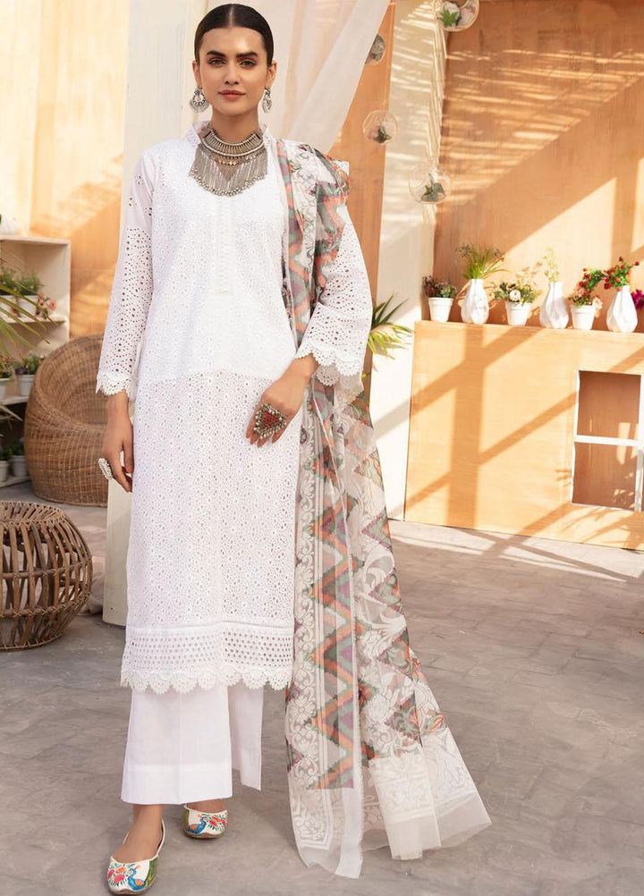 Sophia By Riaz Arts Chikankari Lawn Suits Unstitched 3 Piece RA22S 07 - Summer Collection