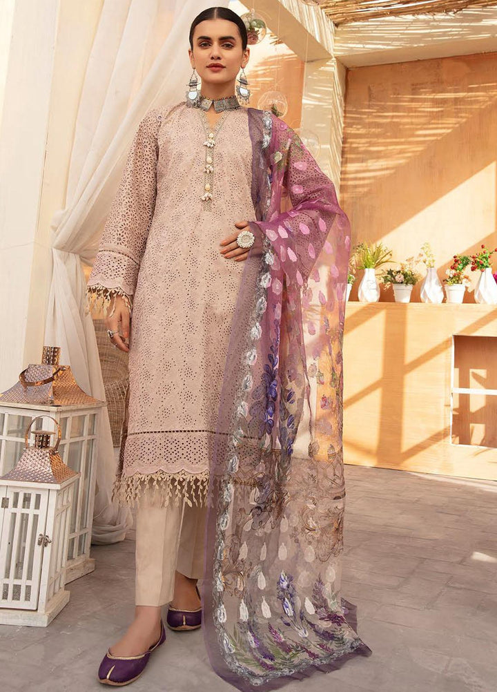 Sophia By Riaz Arts Chikankari Lawn Suits Unstitched 3 Piece RA22S 08 - Summer Collection