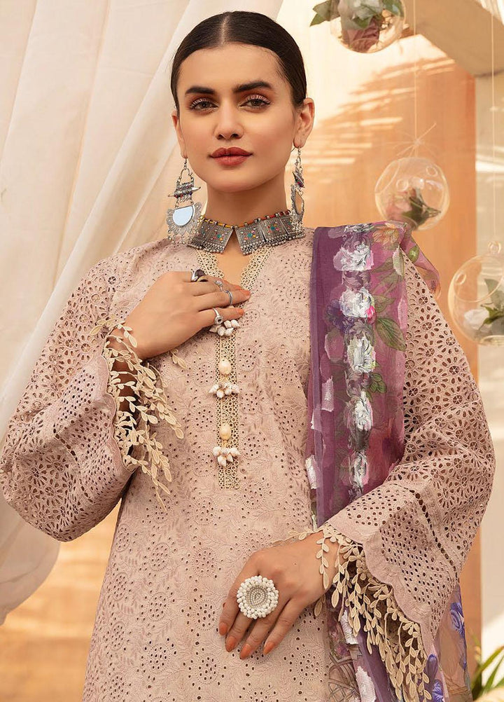 Sophia By Riaz Arts Chikankari Lawn Suits Unstitched 3 Piece RA22S 08 - Summer Collection