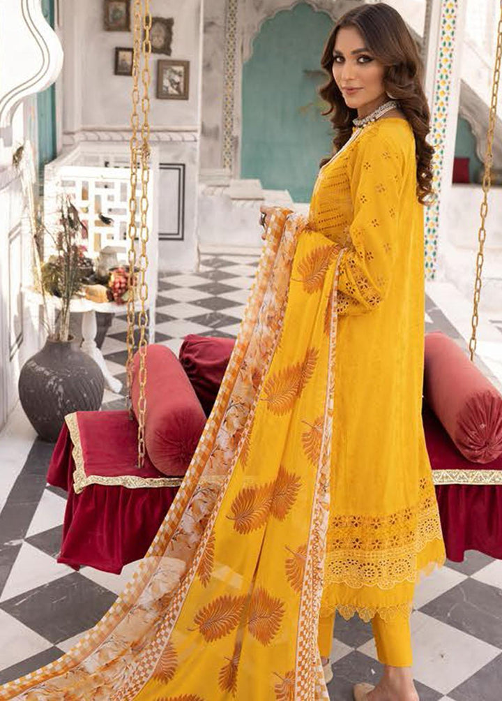 Sophia By Riaz Arts Embroidered Lawn Suits Unstitched 3 Piece RA23-S3 01 - Winter Collection