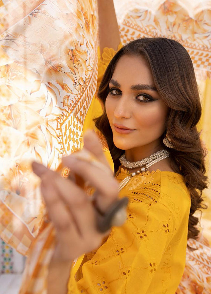 Sophia By Riaz Arts Embroidered Lawn Suits Unstitched 3 Piece RA23-S3 01 - Winter Collection