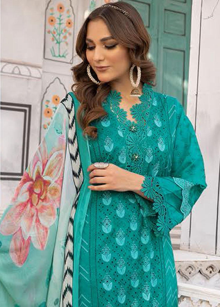 Sophia By Riaz Arts Embroidered Lawn Suits Unstitched 3 Piece RA23-S3 05 - Winter Collection