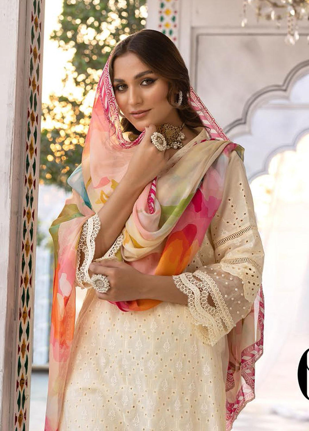 Sophia By Riaz Arts Embroidered Lawn Suits Unstitched 3 Piece RA23-S3 06 - Winter Collection