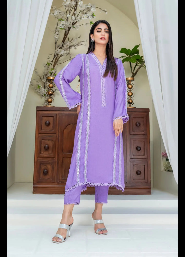 Soulwears Pret Embroidered Cotton Net 2 Piece Suit Dina