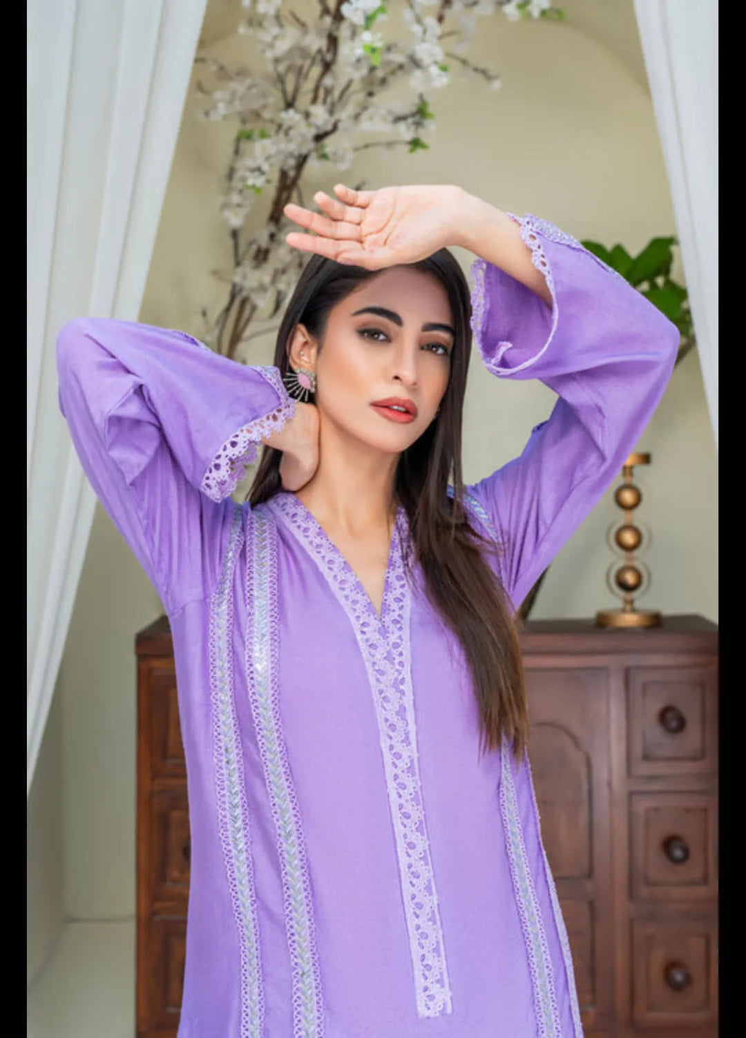 Soulwears Pret Embroidered Cotton Net 2 Piece Suit Dina