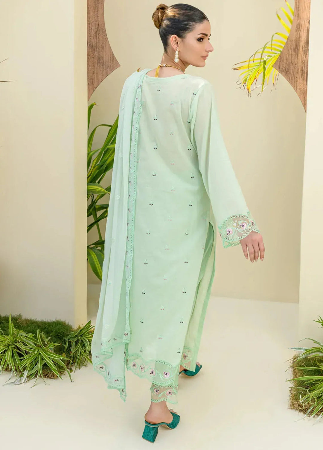 Souz E Ulfat By Addee Embroidered Lawn Suit Unstitched 3 Piece AD24S  SM-003 Rameen - Summer Collection