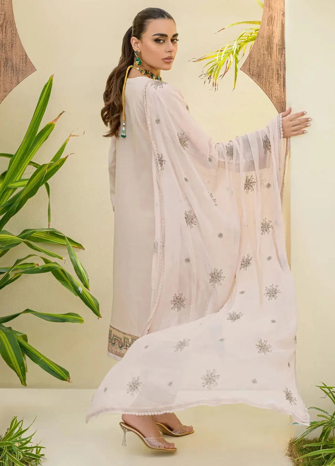 Souz E Ulfat By Addee Embroidered Lawn Suit Unstitched 3 Piece AD24S  SM-004 Gazeena - Summer Collection