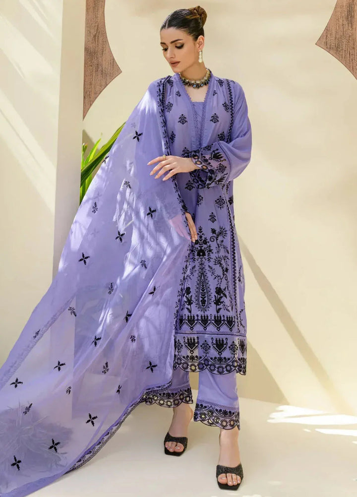 Souz E Ulfat By Addee Embroidered Lawn Suit Unstitched 3 Piece AD24S  SM-008 Maahlaqa - Summer Collection