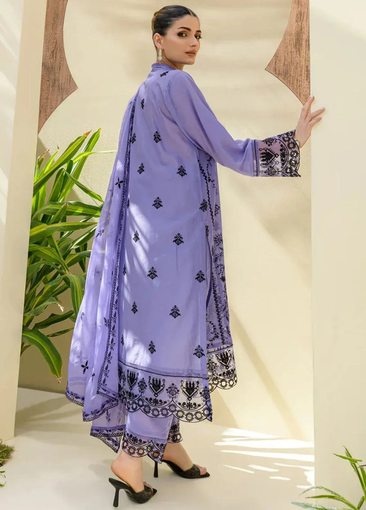 Souz E Ulfat By Addee Embroidered Lawn Suit Unstitched 3 Piece AD24S  SM-008 Maahlaqa - Summer Collection