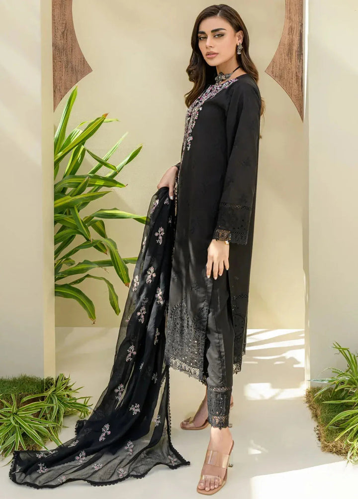 Souz E Ulfat By Addee Embroidered Lawn Suit Unstitched 3 Piece AD24S  SM-009 Mehru - Summer Collection