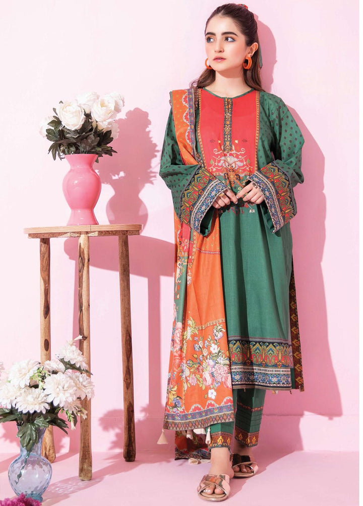 Spring Fling by Rang Rasiya Printed Lawn Suits Unstitched 3 Piece RR21SF 705 Watermelon - Summer Collection