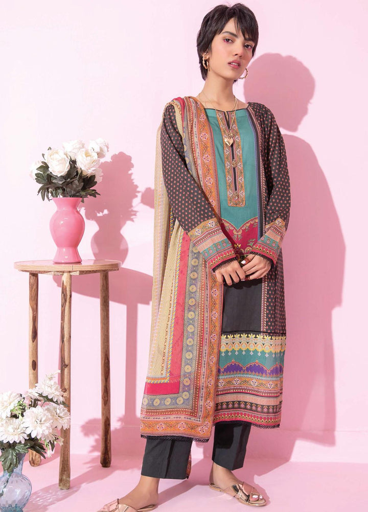 Spring Fling by Rang Rasiya Printed Lawn Suits Unstitched 3 Piece RR21SF 710 Wild Rose - Summer Collection