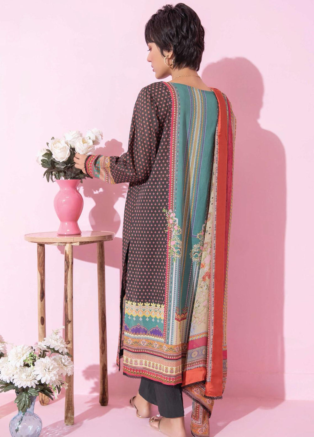 Spring Fling by Rang Rasiya Printed Lawn Suits Unstitched 3 Piece RR21SF 710 Wild Rose - Summer Collection