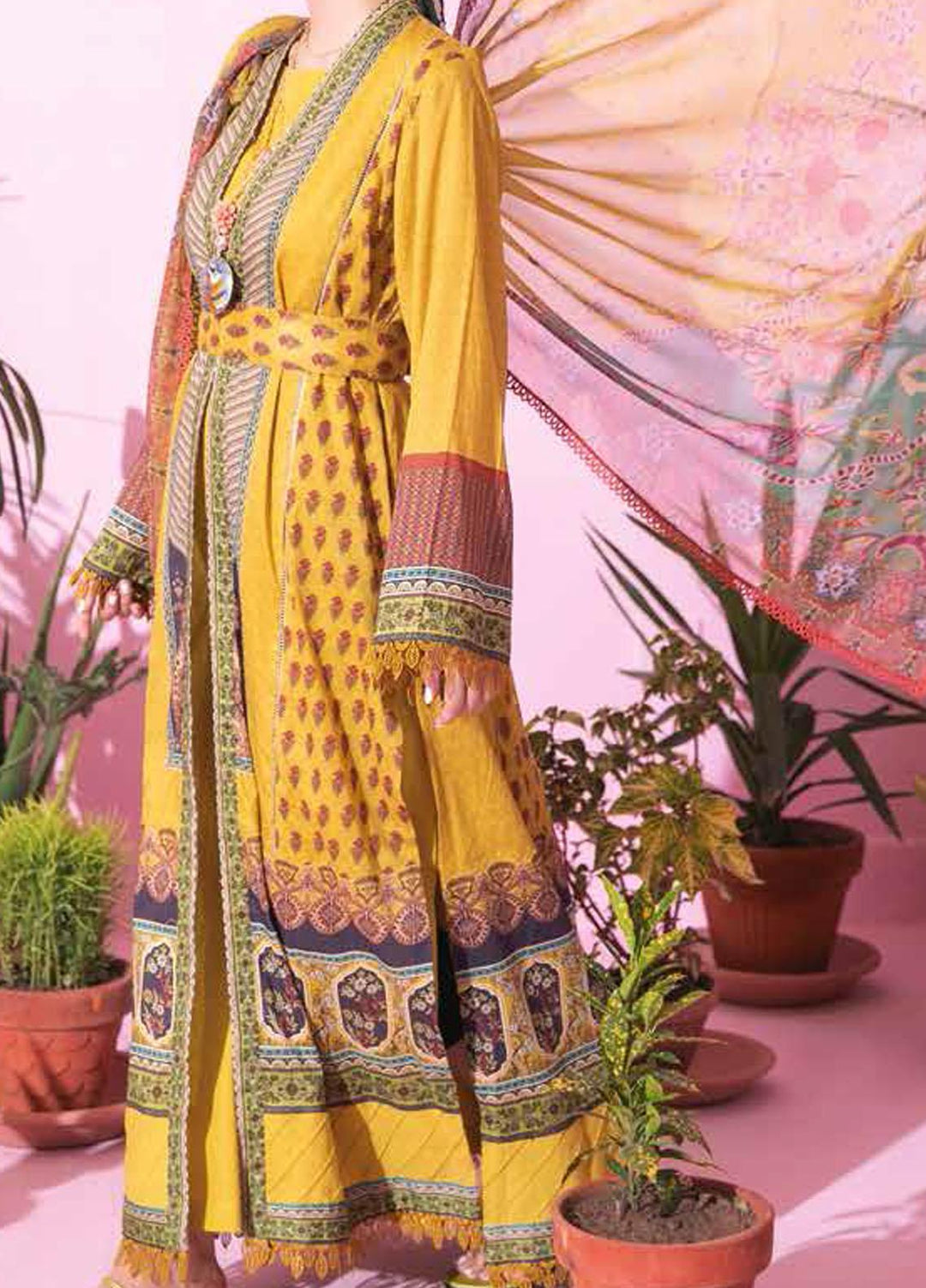 Spring Fling by Rang Rasiya Printed Lawn Suits Unstitched 3 Piece RR21SF 711 Lemonade - Summer Collection