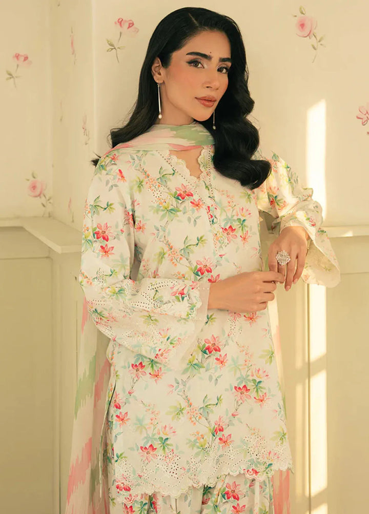 Spring Summer by Sahar Pret Embroidered Cambric 2 Piece Suit Gilded Garden
