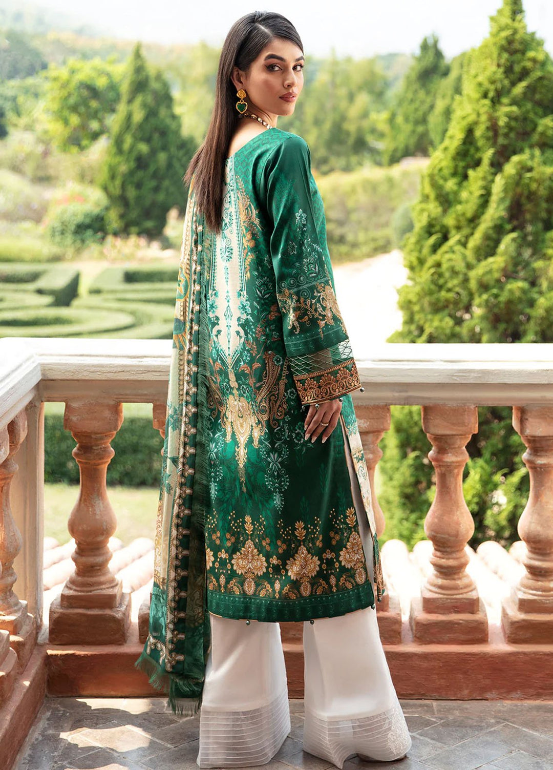 Springtime Ballet by Gulaal Embroidered Lawn Suits Unstitched 3 Piece GL24SB D-01 Ayse - Spring Summer Collection