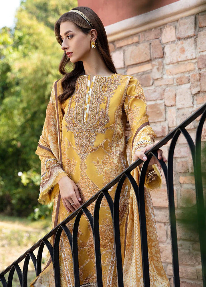 Springtime Ballet by Gulaal Embroidered Lawn Suits Unstitched 3 Piece GL24SB D-02 Ceyda - Spring Summer Collection