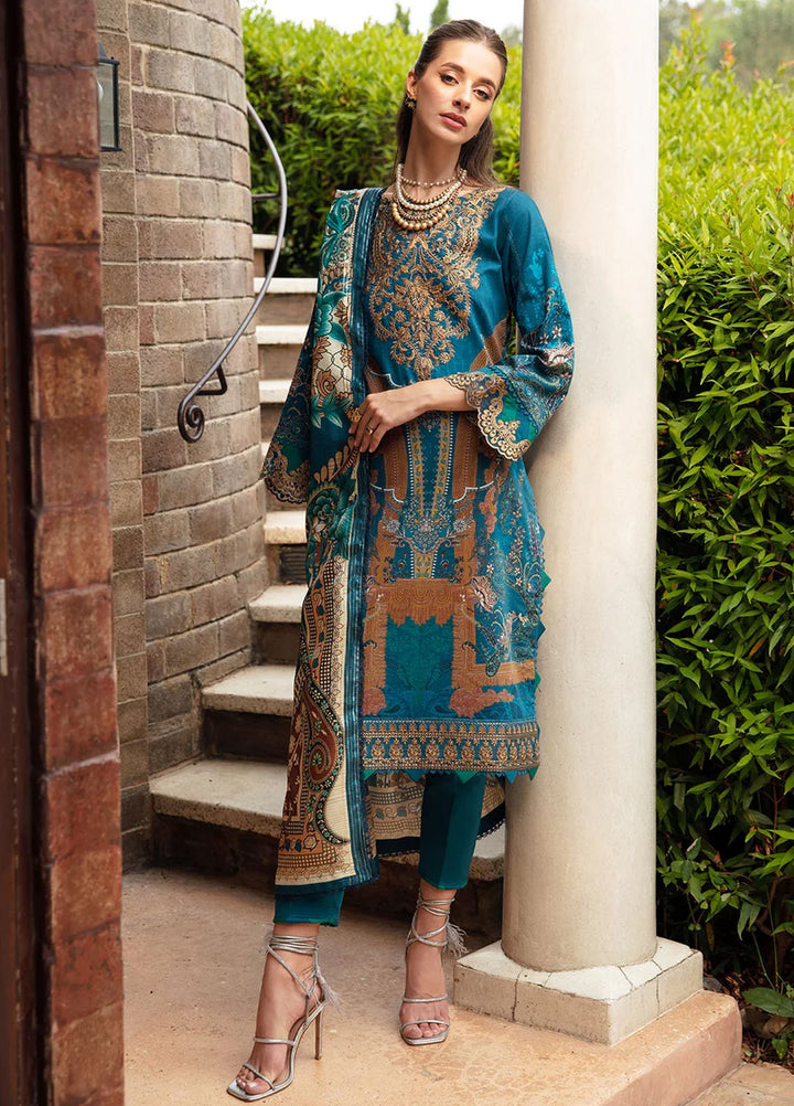 Springtime Ballet by Gulaal Embroidered Lawn Suits Unstitched 3 Piece GL24SB D-03 Esila - Spring Summer Collection