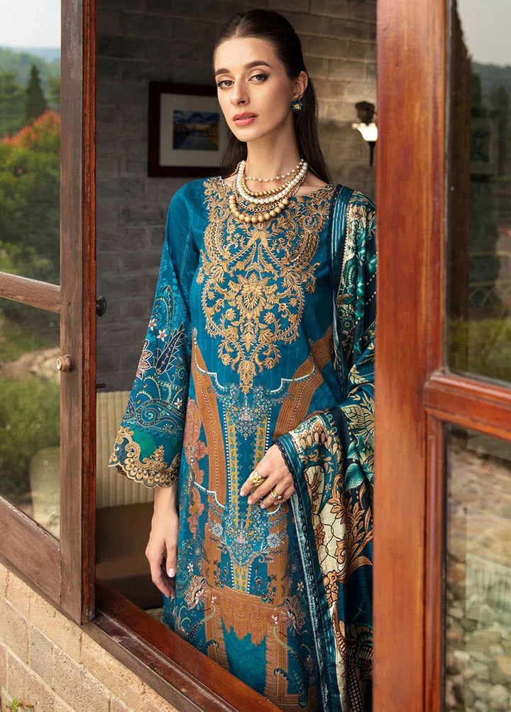 Springtime Ballet by Gulaal Embroidered Lawn Suits Unstitched 3 Piece GL24SB D-03 Esila - Spring Summer Collection