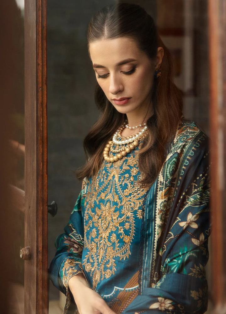 Springtime Ballet by Gulaal Embroidered Lawn Suits Unstitched 3 Piece GL24SB D-03 Esila - Spring Summer Collection