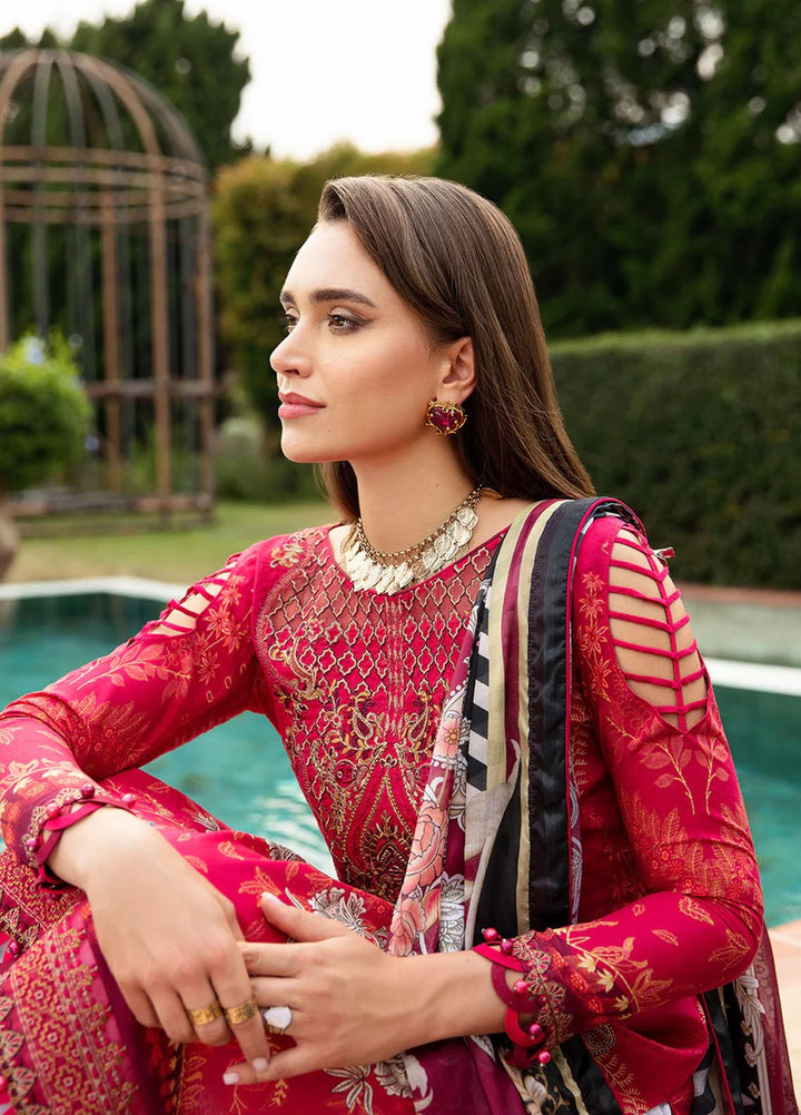 Springtime Ballet by Gulaal Embroidered Lawn Suits Unstitched 3 Piece GL24SB D-04 Cherie - Spring Summer Collection